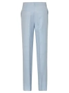P.a.r.o.s.h Raisa Linen Blend Pant In Blue