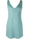 P.a.r.o.s.h Abito Con Scollo A V In Light Blue
