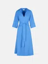 P.a.r.o.s.h Light Blue Viscose Blend Dress In Light Blue