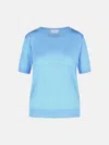 P.a.r.o.s.h Light Blue Wool Blend Sweater In Light Blue