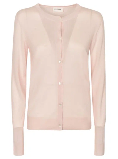 P.a.r.o.s.h Light Pink Wool-silk-cashmere Blend Sweaters
