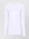 P.a.r.o.s.h Lightweight Cotton Blend Crew-neck Long-sleeved T-shirt