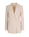P.a.r.o.s.h Parosh Chic Mini Jacket For Women In Neutral