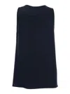 P.a.r.o.s.h . Lightweight Tech Polyester Tank Top In Blue
