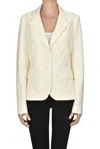 P.a.r.o.s.h Lightweight Wool Blazer In Ivory