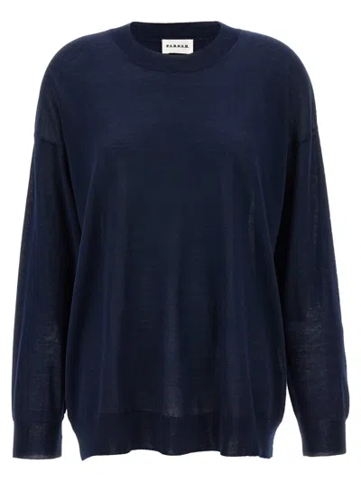 P.A.R.O.S.H LIGHTWEIGHT WOOL BLEND CREW-NECK SWEATER