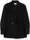 P.a.r.o.s.h Liliuxy Double-breasted Blazer In Black