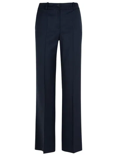 P.A.R.O.S.H P.A.R.O.S.H. 'LILIUXY' BLUE WOOL PANTS