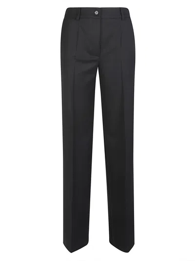 P.a.r.o.s.h Liliuxy High Waisted Wool Pants In Black