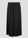 P.a.r.o.s.h Midi Skirt With Folds On One Side