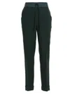 P.a.r.o.s.h Green Wool Pants In Green