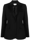 P.a.r.o.s.h Single-breasted Tailored Blazer In 黑色