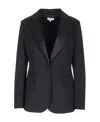 P.a.r.o.s.h Single-breasted Virgin Wool Blazer In Black