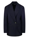 P.a.r.o.s.h Blue Blazer In Blue