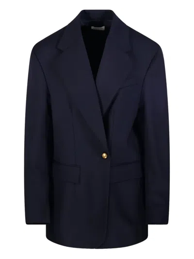 P.a.r.o.s.h . Single Breasted Tailored Blazer In Blue