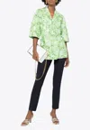 Shop P.a.r.o.s.h Liliuxy Slim-fit Pants In Navy