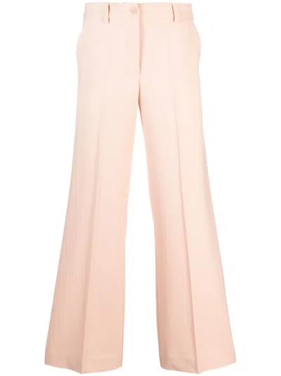 P.a.r.o.s.h Liliuxy Wide-leg Trousers In Pink