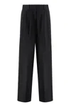 P.a.r.o.s.h Parosh Liliuxy Virgin Wool Trousers In Black