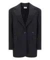 P.a.r.o.s.h Liliuxy24 Blazer Jacket In Black