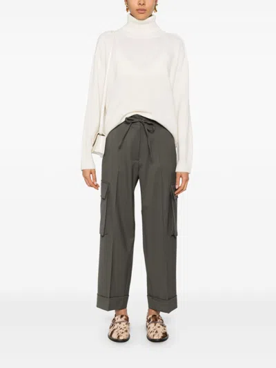 P.a.r.o.s.h Liliuxy24 Trousers In Green