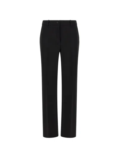 P.a.r.o.s.h Liliuxy26 Straight-leg Trousers In Black