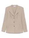 P.a.r.o.s.h Lille Blazer In Neutrals