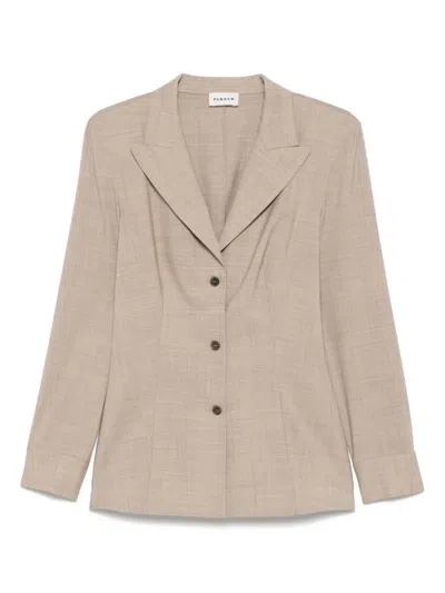 P.a.r.o.s.h Lille Blazer In Neutrals