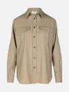 P.a.r.o.s.h 'lille' Grey Virgin Wool Blend Shirt In Grey