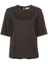 P.a.r.o.s.h Lille T-shirt In Brown