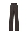P.a.r.o.s.h . Lillie Pressed-crease Wide-leg Pants In Black