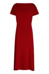 P.a.r.o.s.h Parosh Lime Knitted Long Dress In Red