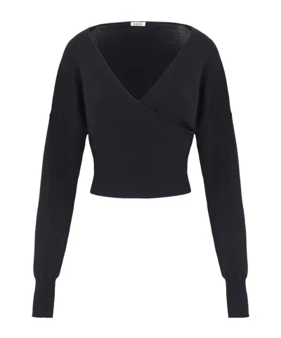 P.a.r.o.s.h Lime Top In Black