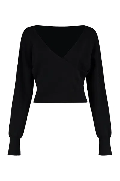 P.A.R.O.S.H LIME WOOL AND CASHMERE SWEATER