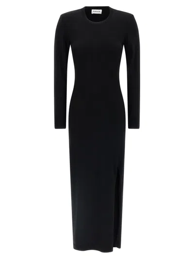 P.a.r.o.s.h Lime25 Dress In Black