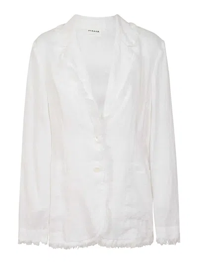 P.A.R.O.S.H BLAZER - BLANCO