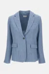 P.a.r.o.s.h Notched-lapel Single-breasted Blazer In Multi
