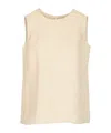 P.a.r.o.s.h Linen Blouse In Neutral