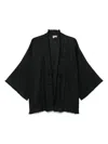 P.a.r.o.s.h Linen Jacket In Black