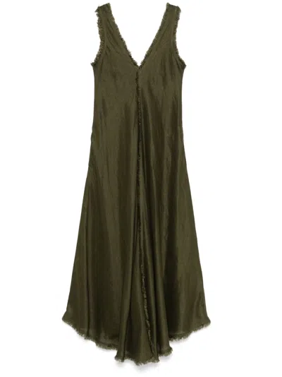 P.A.R.O.S.H LINEN MAXI DRESS