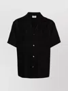P.a.r.o.s.h Linen Shirt With Floral Embroidery And Cuban Collar