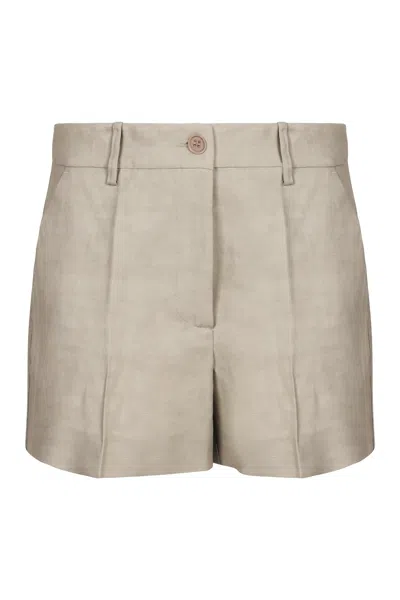 P.A.R.O.S.H PAROSH LINEN SHORTS