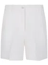 P.a.r.o.s.h Parosh Linen Shorts In White