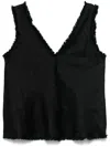 P.a.r.o.s.h Cropped Top In 黑色