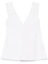 P.a.r.o.s.h Linen Top In White