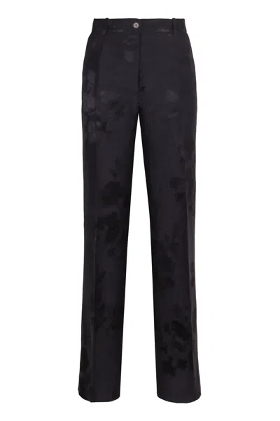 P.A.R.O.S.H PAROSH LINEN TROUSERS