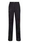 P.a.r.o.s.h Parosh Linen Trousers In Blue