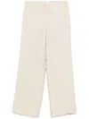 P.a.r.o.s.h Linen Trousers In Neutrals
