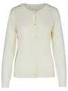 P.a.r.o.s.h 'linfa' Cream Wool Blend Cardigan