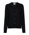 P.a.r.o.s.h Linfa Fine-knit Cardigan In Black