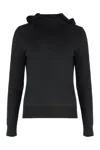 P.a.r.o.s.h Parosh Linfa Knitted Hoodie In Black